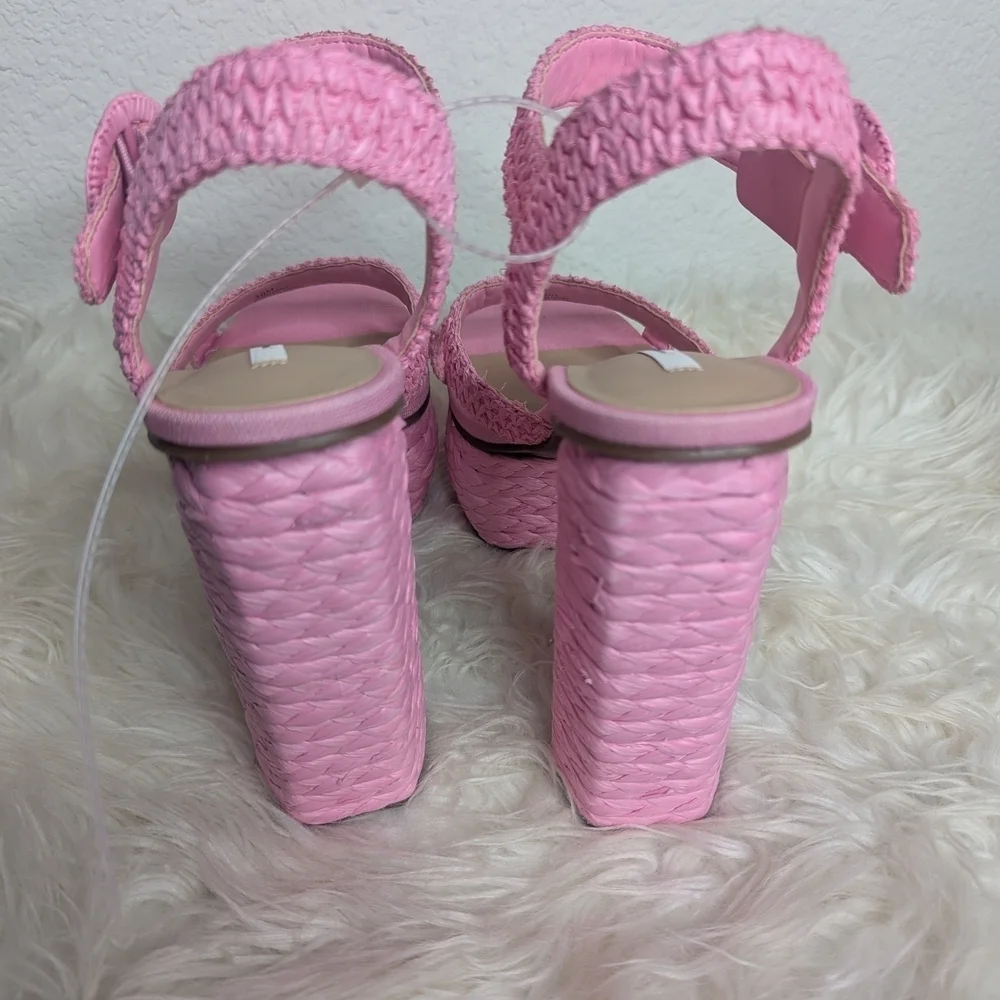Gianni Bini Stylish Pink Platform Sandals - Picture 7 of 14